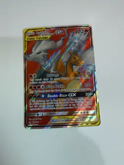Reshiram & Charizard GX Full Art 194/214 Unbroken Bonds Tag Team Pokemon NM - Image 1