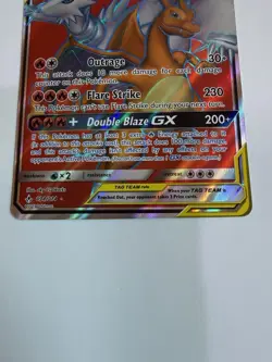 Reshiram & Charizard GX Full Art 194/214 Unbroken Bonds Tag Team Pokemon NM - Image 4