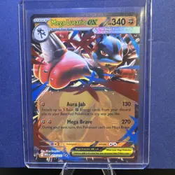 2025 Pokemon - Mega Lucario EX 077/132 Double Rare Holo Mega Evolutions - Image 2