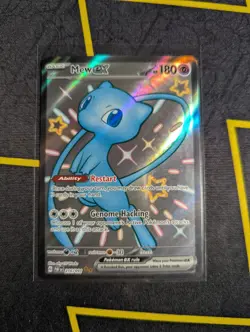 Pokemon Mew EX 216/091 SV: Paldean Fates Shiny Ultra Rare Full Art Holo - Image 1