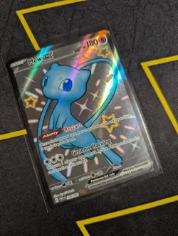 Pokemon Mew EX 216/091 SV: Paldean Fates Shiny Ultra Rare Full Art Holo - Image 2