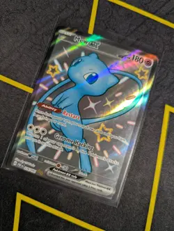 Pokemon Mew EX 216/091 SV: Paldean Fates Shiny Ultra Rare Full Art Holo - Image 3