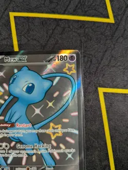 Pokemon Mew EX 216/091 SV: Paldean Fates Shiny Ultra Rare Full Art Holo - Image 5