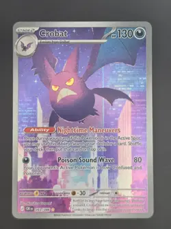 Crobat - 093/086 Illustration Rare ME04: Chaos Rising Pokemon TCG Near Mint - Image 1