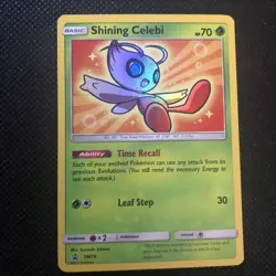 Shining Celebi - SM79 - Promo POKEMON SUN & MOON PROMOS LP - Image 1