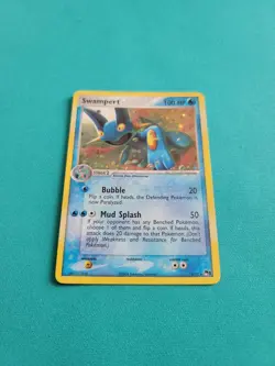 Pokemon TCG Swampert POP RARE PROMO Holo 5/17 Pokemon W13 - Image 1