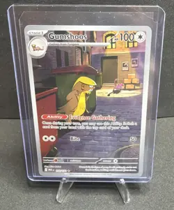 Pokemon TCG Gumshoos 153/132 Meg en Mega Evolution Illustration Rare Card - Image 1