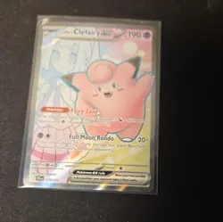 Pokemon TCG Lillie's Clefairy ex 173/159 Journey Together SV09 Full Art - Image 1