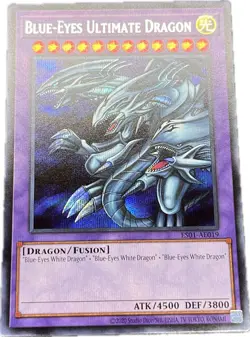 YuGiOh Blue-Eyes Ultimate Dragon ES01-AE019 Secret Asian English A - Image 1