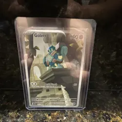 Pokemon TCG Golett 122/086 Illustration Rare Holo Black Bolt SV - Image 1