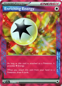 POKEMON Enriching Energy #191/191 Holo SV08: Surging Sparks NM - Image 1