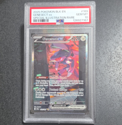 Pokemon TCG SV: Black Bolt Genesect ex 169/086 SIR Holo PSA 10 - Image 1