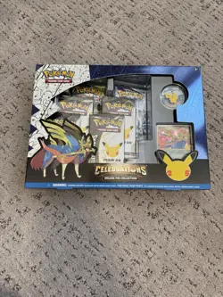 Pokemon TCG Celebrations Deluxe Pin Collection Box New Sealed - Image 1