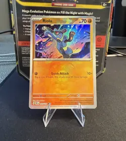 Pokemon Riolu 050/131 Sv Prismatic Evolutions Master Ball Masterball - Image 1