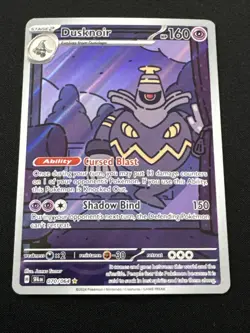 Pokemon TCG Dusknoir 070/064 SV: Shrouded Fable Illustration Rare Holo Eng - Image 1