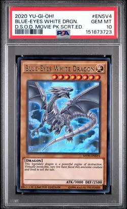 2020 #ENSV4 BLUE-EYES WHITE DRAGON PSA 10 - Image 1
