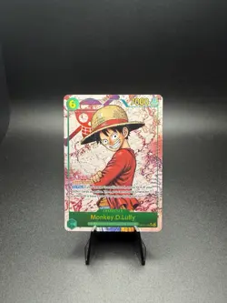 One Piece CCG Bandai Monkey.D.Luffy OP13-118 Foil Secret Rare Alt Art IC - Image 1