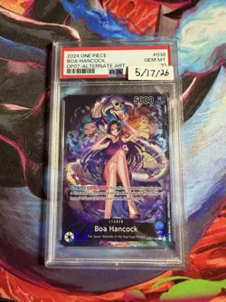 PSA 10 Boa Hancock OP07-038 Alt Art Leader - Image 1