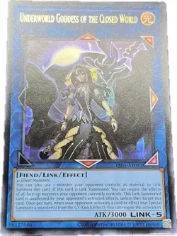 YuGiOh Underworld Goddess of the Closed World ES01-AE052 Ultra Asian English A - Image 1