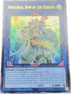 YuGiOh Apollousa, Bow of the Goddess ES01-AE047 Ultra Asian English A - Image 1