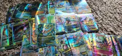 Small Lot Of 120 Pokemon Trading Card Holo Cards Charizard And More - Image 2