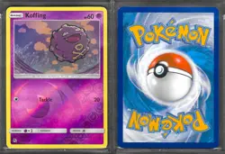 Pokemon Hidden Fates HIF 28/68 Koffing Common Reverse Holo Card - Image 1