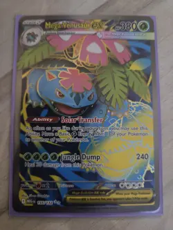 Mega Venusaur EX 155/132 Mega Evolution ENGLISH Pokemon TCG Card NM Ultra Rare - Image 1