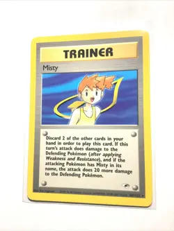 MISTY - 102/132 - Gym Heroes - Pokemon Card - MP - Image 1