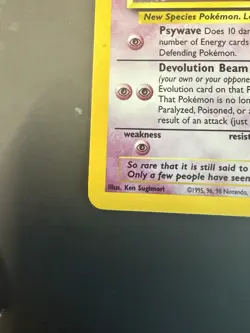 Pokemon Mew #9 Black Star Promo Holo Rare Vintage Card Near Mint Condition - Image 2