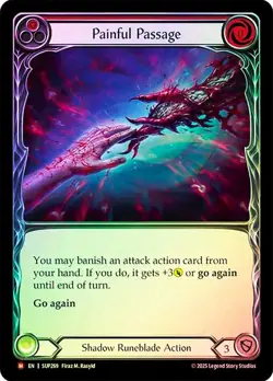 FAB RAINBOW FOIL Painful Passage - Super Slam Card # 269 - Image 1