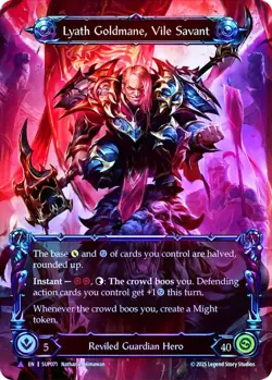FAB COLD FOIL Lyath Goldmane, Vile Savant - Super Slam Card # 071 - Image 1
