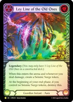 FAB RAINBOW FOIL Ley Line of the Old Ones - Mastery Pack Guardian Card # 013 - Image 1