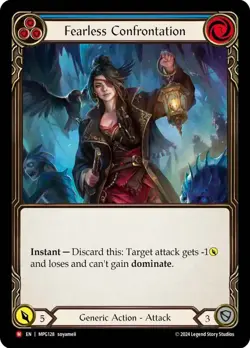 FAB Fearless Confrontation - Mastery Pack Guardian Card # 128 - Image 1