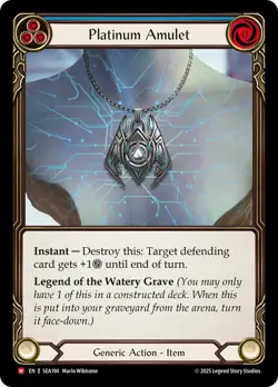 FAB Platinum Amulet - High Seas Card # 194 - Image 1