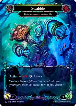FAB COLD FOIL Swabbie - High Seas Card # 079 - Image 1