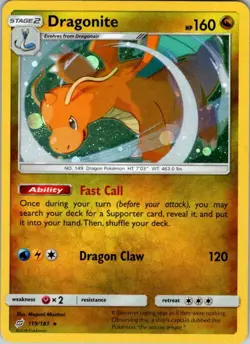 Dragonite - (Cosmos Holo) Promo Miscellaneous Cards & Products 119/181 NM Pokem - Image 1