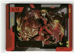 ASUKA LANGLEY SORYU KM KM-002 Neon Genesis Evangelion New Lineage Anime Card - Image 1