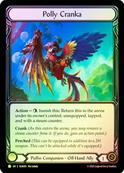 FAB RAINBOW FOIL Polly Cranka - High Seas Card # 003 - Image 1