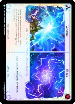 FAB COLD FOIL Vaporize // Shock (Armory Event) - Promotional Cards Card # 346 - Image 1