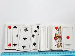 CARTE DA GIOCO MASENGHINI LOMBARDE SCOPA BRISCOLA VINTAGE ORIGINAL PLAYING CARDS - Image 3
