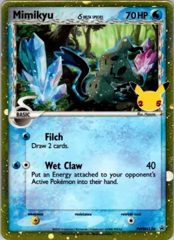 Mimikyu (Delta Species) Promo SWSH: Sword & Shield Promo Cards SWSH136 NM Pokemo - Image 1