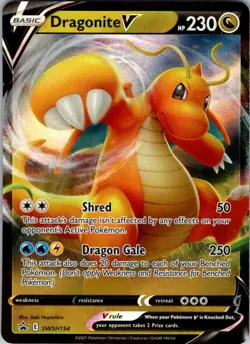 Dragonite V - Promo SWSH: Sword & Shield Promo Cards SWSH154 NM Pokemon - Image 1