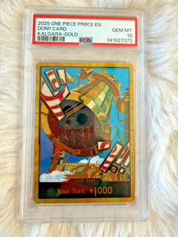 DON!! Card (Kalgara) (Gold) Premium Booster -The Best- Vol. 2 Foil PSA 10 - Image 1