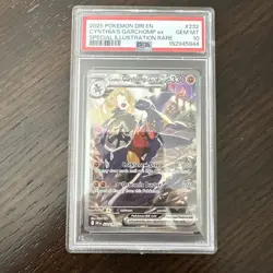 Cynthia's Garchomp EX Card 232/182 Sir Destined Rivals PSA 10 - Image 1