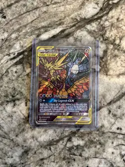 Moltres Zapdos Articuno GX Tag Team Black Star Promo (CRIMP ERROR CARD) - Image 1