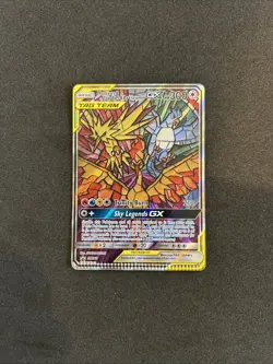Moltres Zapdos Articuno GX Tag Team Black Star Promo (CRIMP ERROR CARD) - Image 2