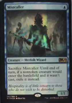 Mistcaller - Core Set 2019: #62, Magic: The Gathering - Foil Nm C254 - Image 1