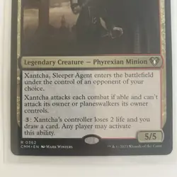 NMT MTG Xantcha, Sleeper Agent Commander Masters Regular Black Red Phyrexian - Image 3