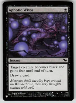 Aphotic Wisps Common The List Reprints 55/301 MTG Near Mint 2020 - Image 1