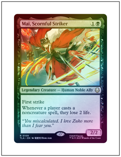 Mai, Scornful Striker, Foil, Avatar, Magic MTG NM - Image 1